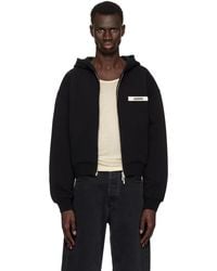 Jacquemus - Le Hoodie Zip Gros Grain, Long Sleeves, 100% Cotton, Size: Medium - Lyst