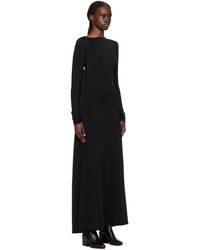 Paris Georgia Basics Raf Floral-jacquard Draped Dress in White | Lyst Canada