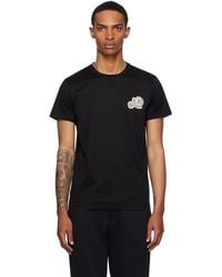 Moncler - Cotton Double Logo T-Shirt - Lyst