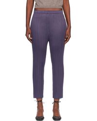 Pleats Please Issey Miyake - Monthly Color July Trousers - Lyst