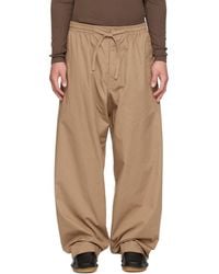 Lemaire - Light Cotton Twill Pyjama Trousers - Lyst
