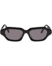 Loewe - Slim Text Logo Rectangle Sunglasses - Lyst