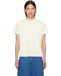 Ganni - Off- Rhinestone T-Shirt - Lyst