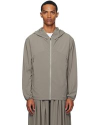 Snow Peak - Blouson Shadow Gris En Tissu Antidéchirures - Lyst