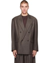 Ssstein - Extra Fine Wool Double-Breasted Blazer - Lyst