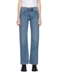 Our Legacy - Blue Linear Cut Jeans - Lyst