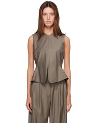Cordera - Tailored Peplum Top - Lyst
