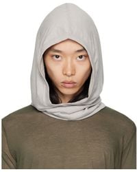 Rick Owens - Off- Concordians Knit Hood - Lyst