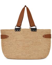 Isabel Marant Straw Tote - Brown