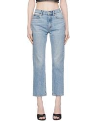 Alexander Wang - Blue Stovepipe Jeans - Lyst