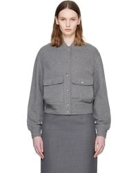 Mackage - Juniper-K Brushed Knit Bomber Jacket - Lyst
