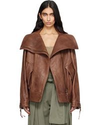 Balmain - Lambskin Bomber Jacket - Lyst