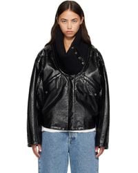 Lanvin - Short Vinyl Coat - Lyst