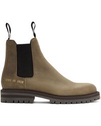 Common Projects - Brown Winter Chelsea Boots - Lyst