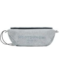 WOOYOUNGMI - Sling Logo Denim Bag - Lyst