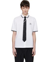 Fred Perry - Kris Van Assche Edition Pinstripe Short Sleeve Shirt - Lyst