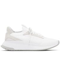 BOSS - ホワイト 'Ttnm Evo' Fishbone Sole スニーカー - Lyst