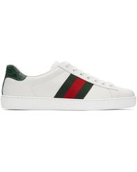 gucci sneakers green and red
