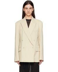 Frankie Shop - Newark Double Breasted Blazer - Lyst