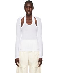Dion Lee - White Modular Long Sleeve T-shirt - Lyst