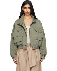 Balmain - Twill Bomber Jacket - Lyst