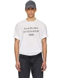 Acne Studios - Off- Logo T-Shirt - Lyst