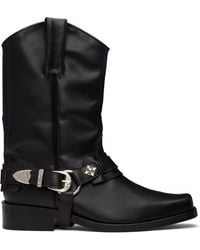 Toga Virilis - Ssense Exclusive Leather Aj1178 Boots - Lyst