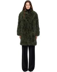 Yves Salomon - Long Feather Coat - Lyst
