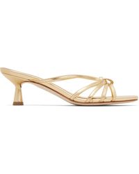 Aeyde - Abby Leather Heeled Sandals - Lyst