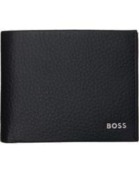 BOSS - Logo-Lettering Wallet - Lyst