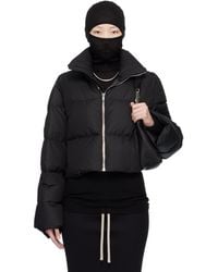 Rick Owens - Moncler + Cropped Cyclopic Down Jacket - Lyst