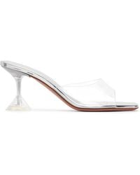 AMINA MUADDI - Lupita Glass Slipper 70 Heeled Sandals - Lyst