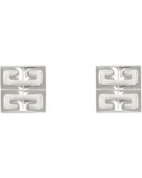 Givenchy - Silver 4g Earrings - Lyst