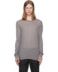 Rick Owens - Tower Basic Ls T-Shirt - Lyst