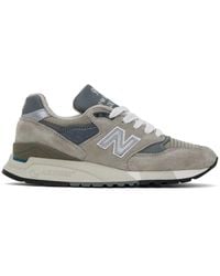 New Balance - Taupe Made In Usa 998 Core Sneakers - Lyst