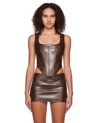 Miaou - Brown Campbell Tank Top - Lyst