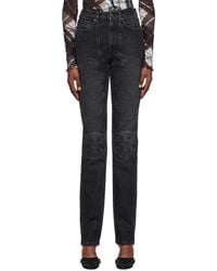 Jean Paul Gaultier - Lace-Up Jeans - Lyst