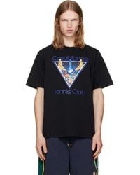 CASABLANCA - Monde Perdu 'Tennis Club' Icon T-Shirt - Lyst