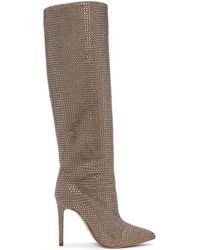 Paris Texas - Taupe Holly Tall Boots - Lyst