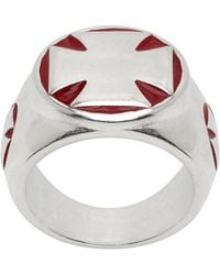 Vetements - Biker Cross Signet Ring - Lyst
