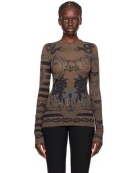 Jean Paul Gaultier - Brown Knwls Edition Long Sleeve T-shirt - Lyst