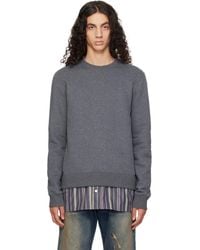 Lanvin - Layered Sweatshirt - Lyst