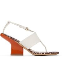 Dries Van Noten - Leather Heeled Sandals - Lyst