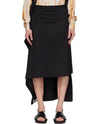 Y-3 - Refined Woven Maxi Skirt - Lyst