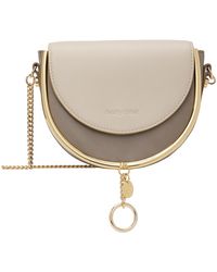 See By Chloé - Taupe & Beige Mara Evening Bag - Lyst