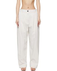 Studio Nicholson - Off- Acuna Trousers - Lyst