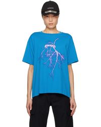 Givenchy - ブルー グラフィックtシャツ - Lyst