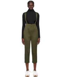 Pleats Please Issey Miyake - Khaki Monthly Colors September Jumpsuit - Lyst
