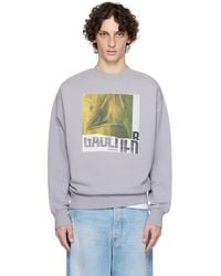 Jean Paul Gaultier - Ssense限定 グレー Printed Water コットン クルー スウェットシャツ - Lyst