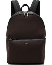 BOSS - Logo Lettering Backpack - Lyst